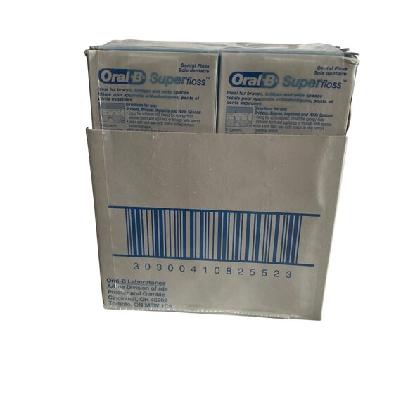 Oral B Superfloss Dental Floss 6 Pack Pre Cut Strands 50 Count Each (300 total) - Picture 3 of 3